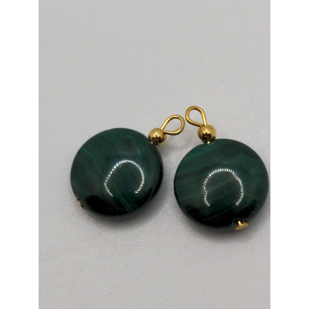 Lee Sands Malachite Interchangeable Dangle Earrin… - image 8